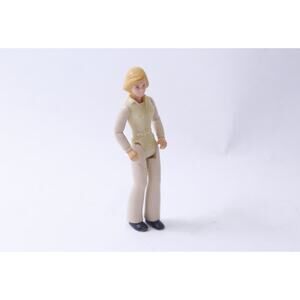 Tonka Play People, Female Pilot, Action Figure, 4 inches, Poseable, 1979,